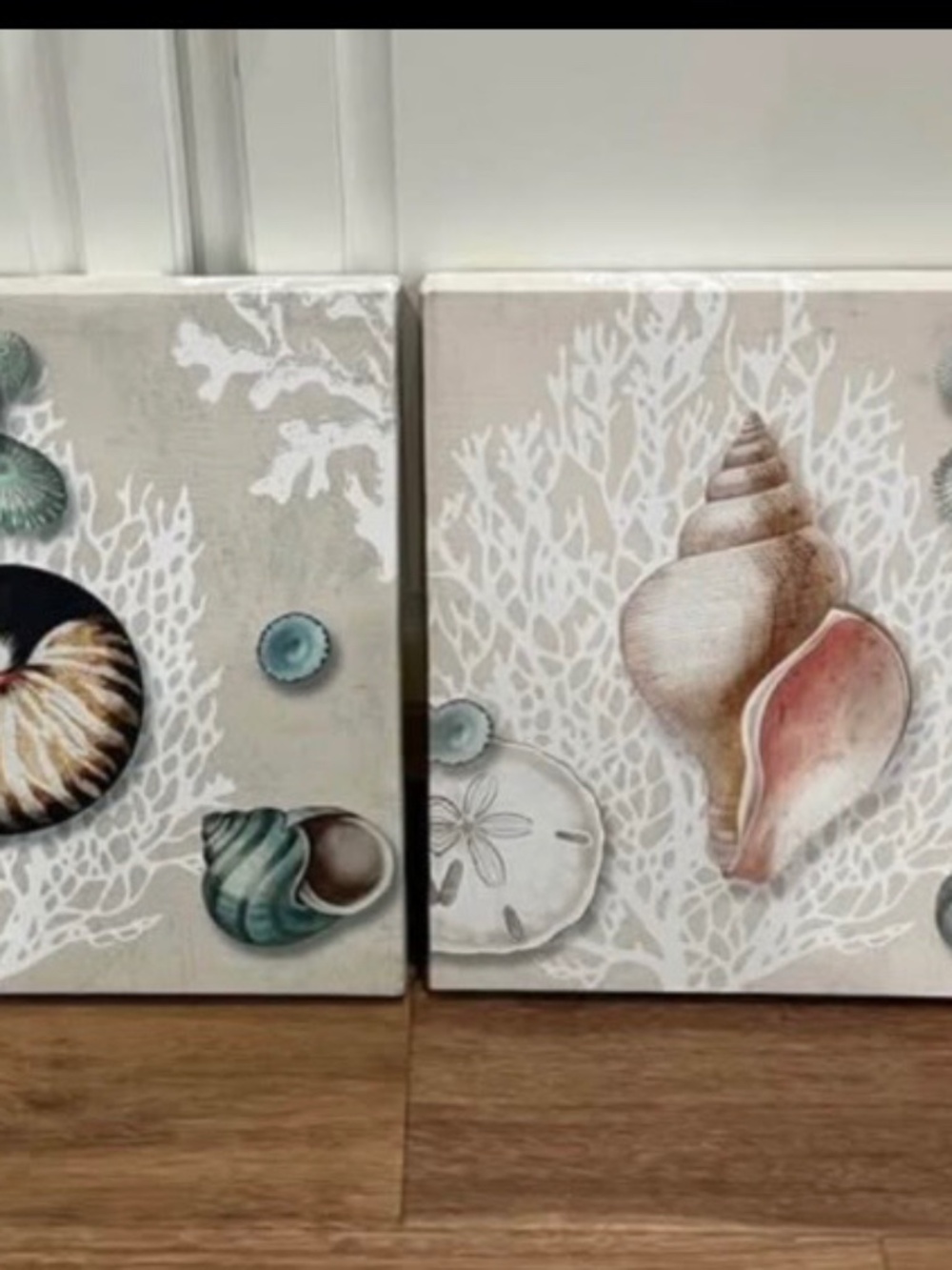 Two canvas prints 16”x16”